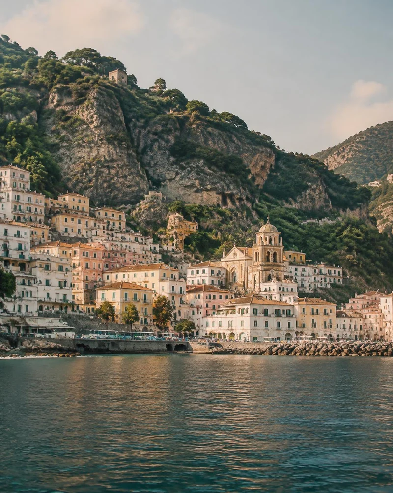 Amalfi and its dramatic Mediterranean coastline